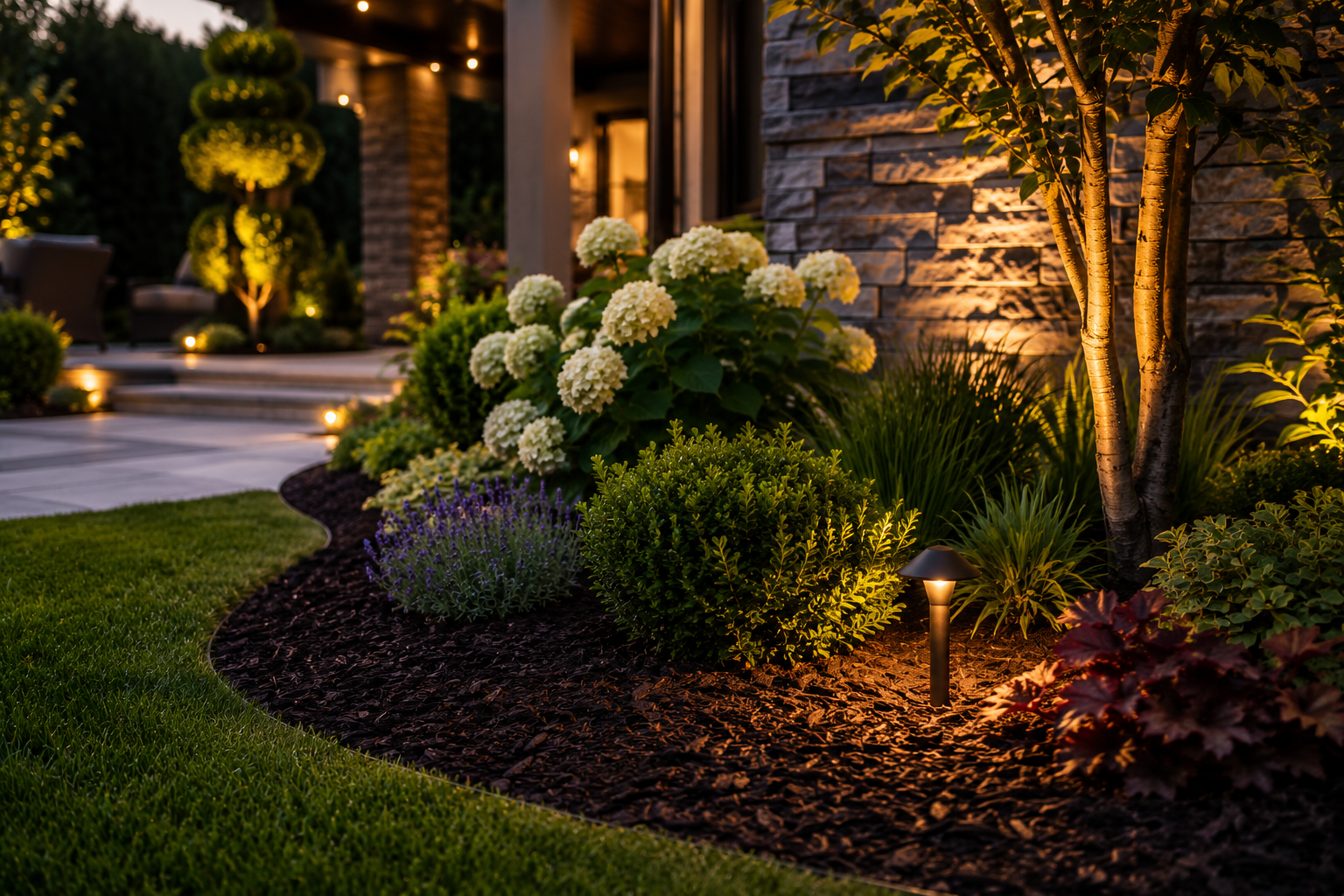 Outdoor landscape lighting
