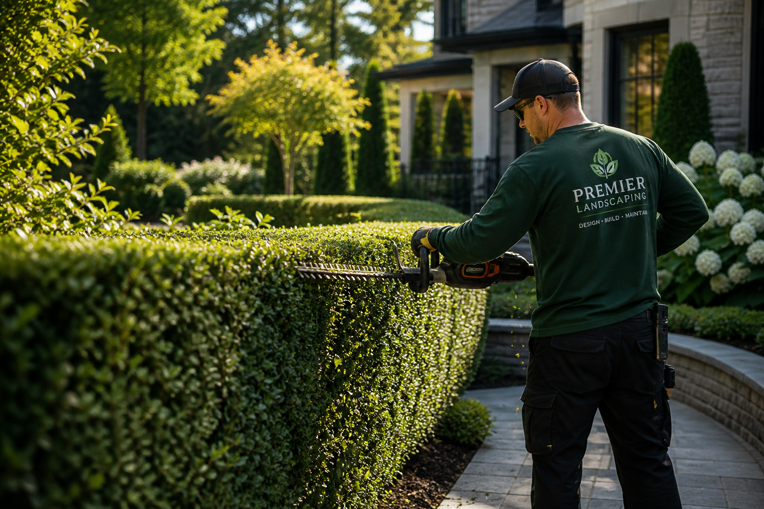 Hedge trimming service