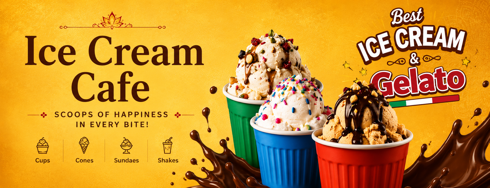 Ice Cream Cafe banner